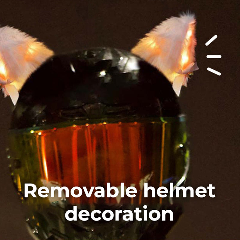 Glow Cat Ears Helmet Decor