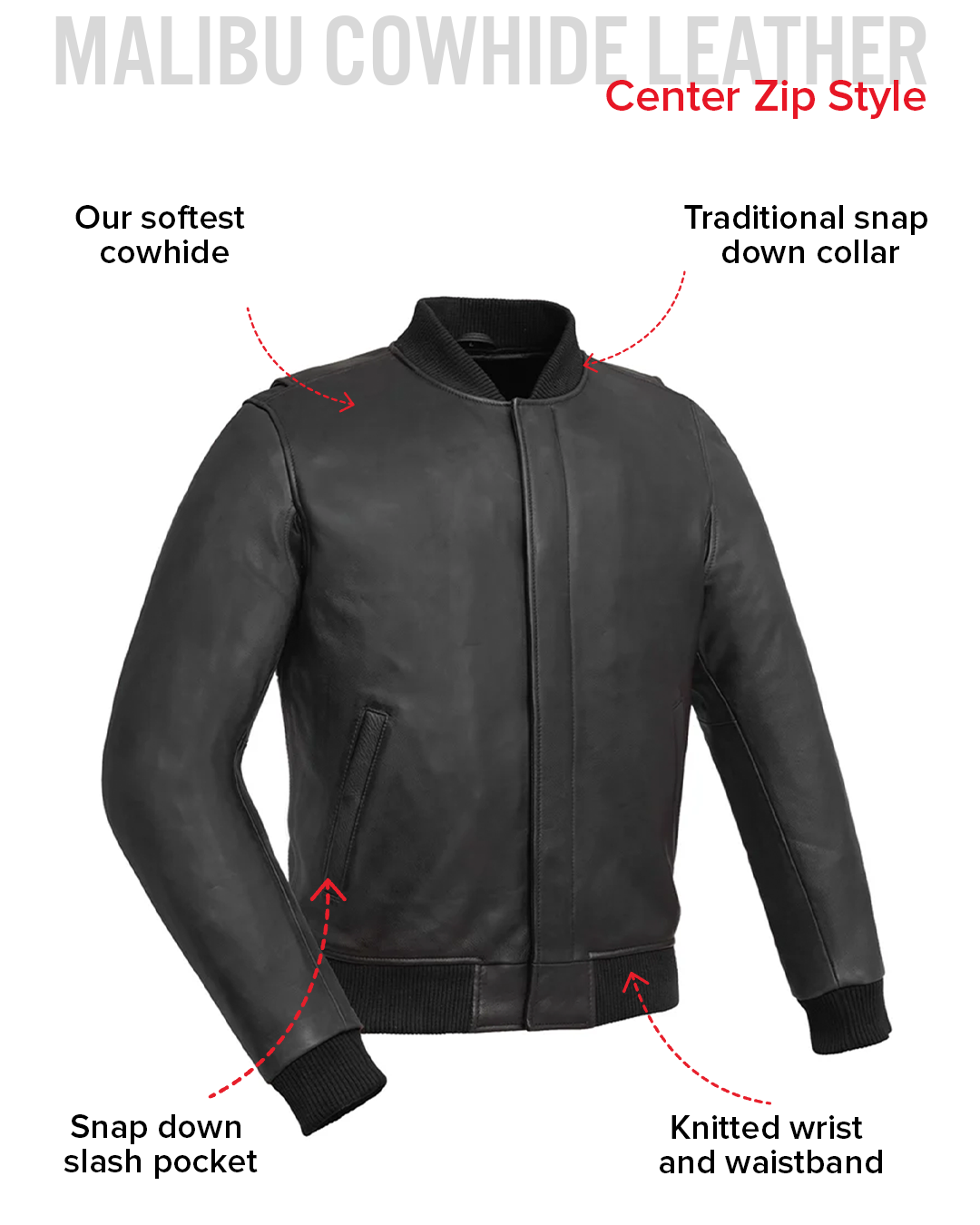 Willie Men's Motorcycle Leather Jacket