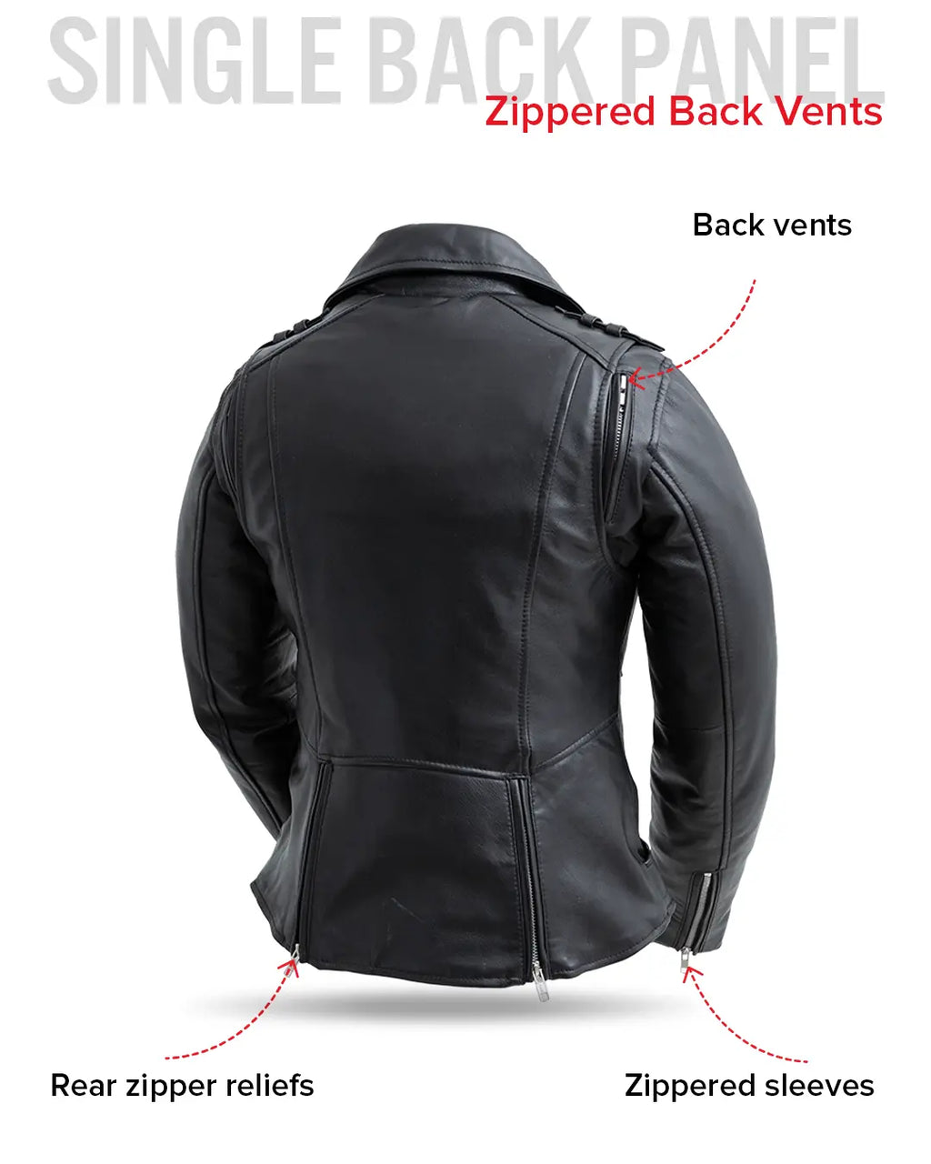 Bloom - Women's Motorcycle Leather Jacket