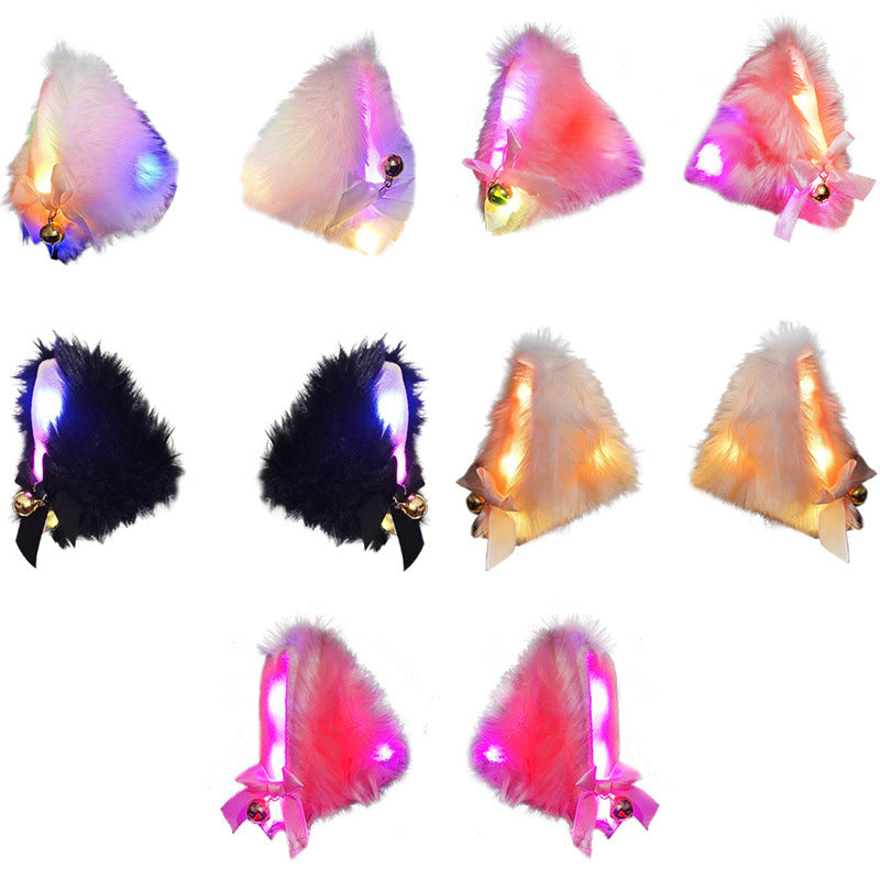 Glow Cat Ears Helmet Decor