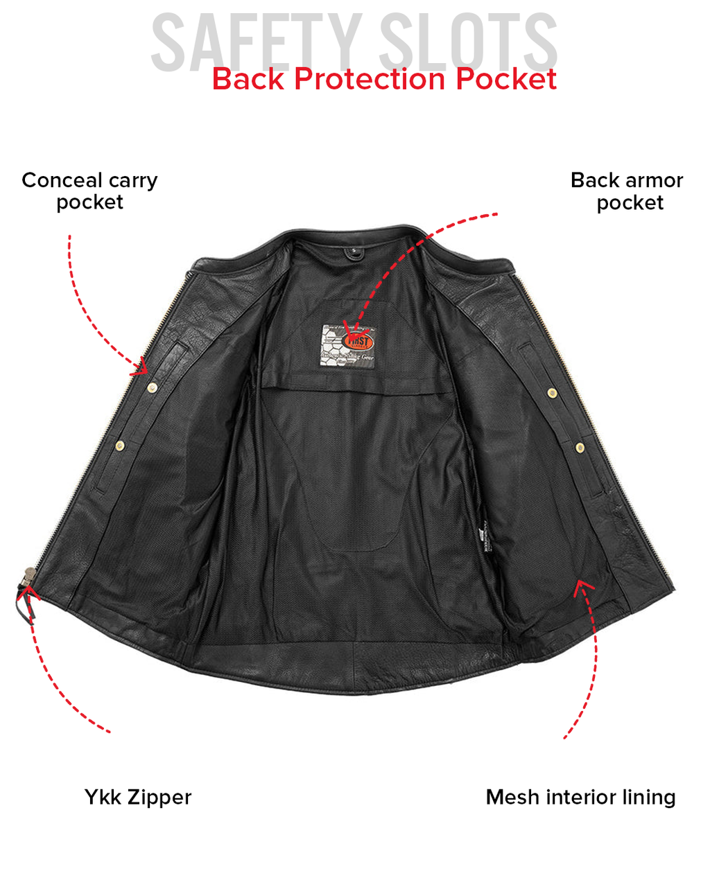 Indy Men's Motorcycle Leather Jacket