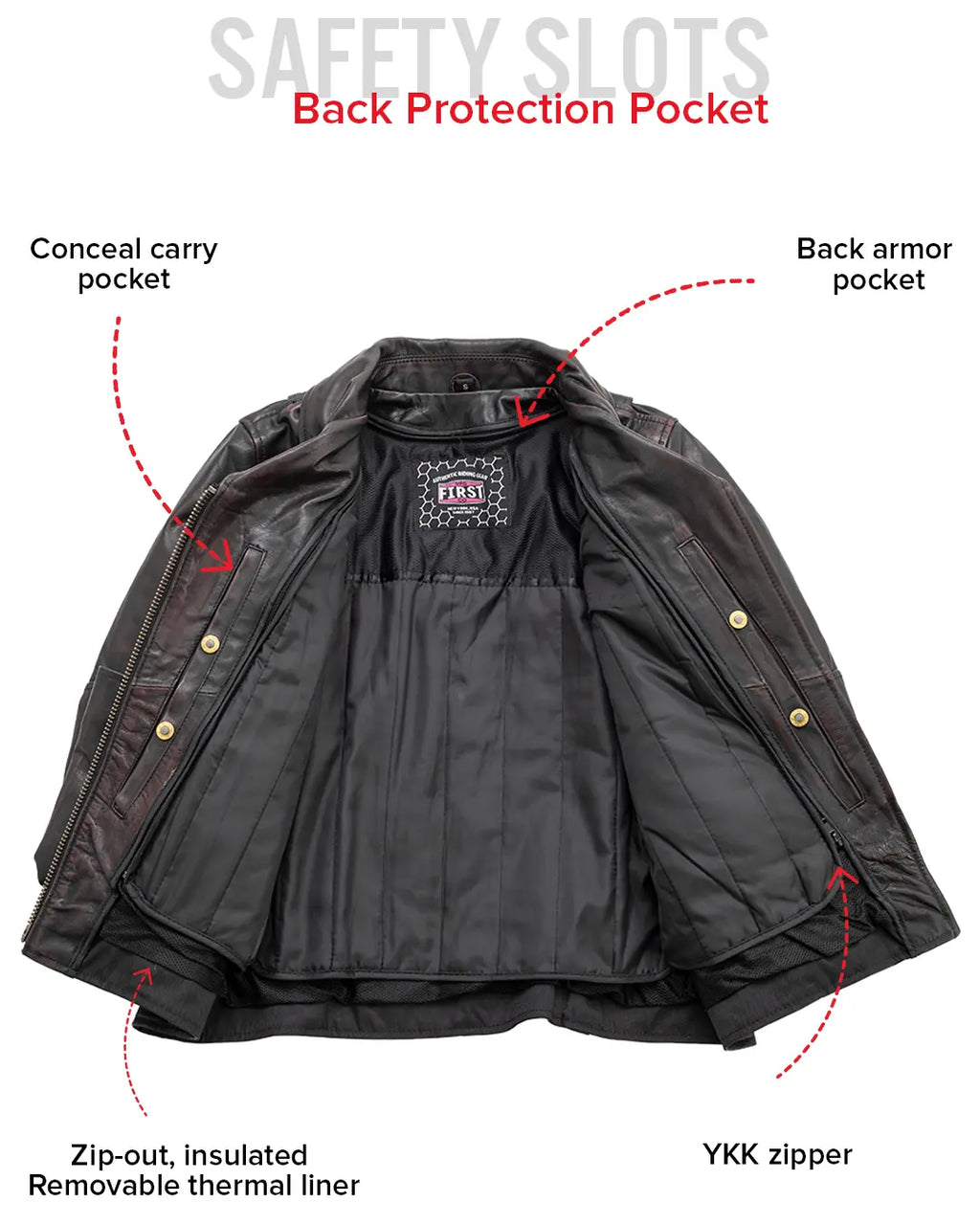 Wildside - Women's Motorcycle Leather Jacket