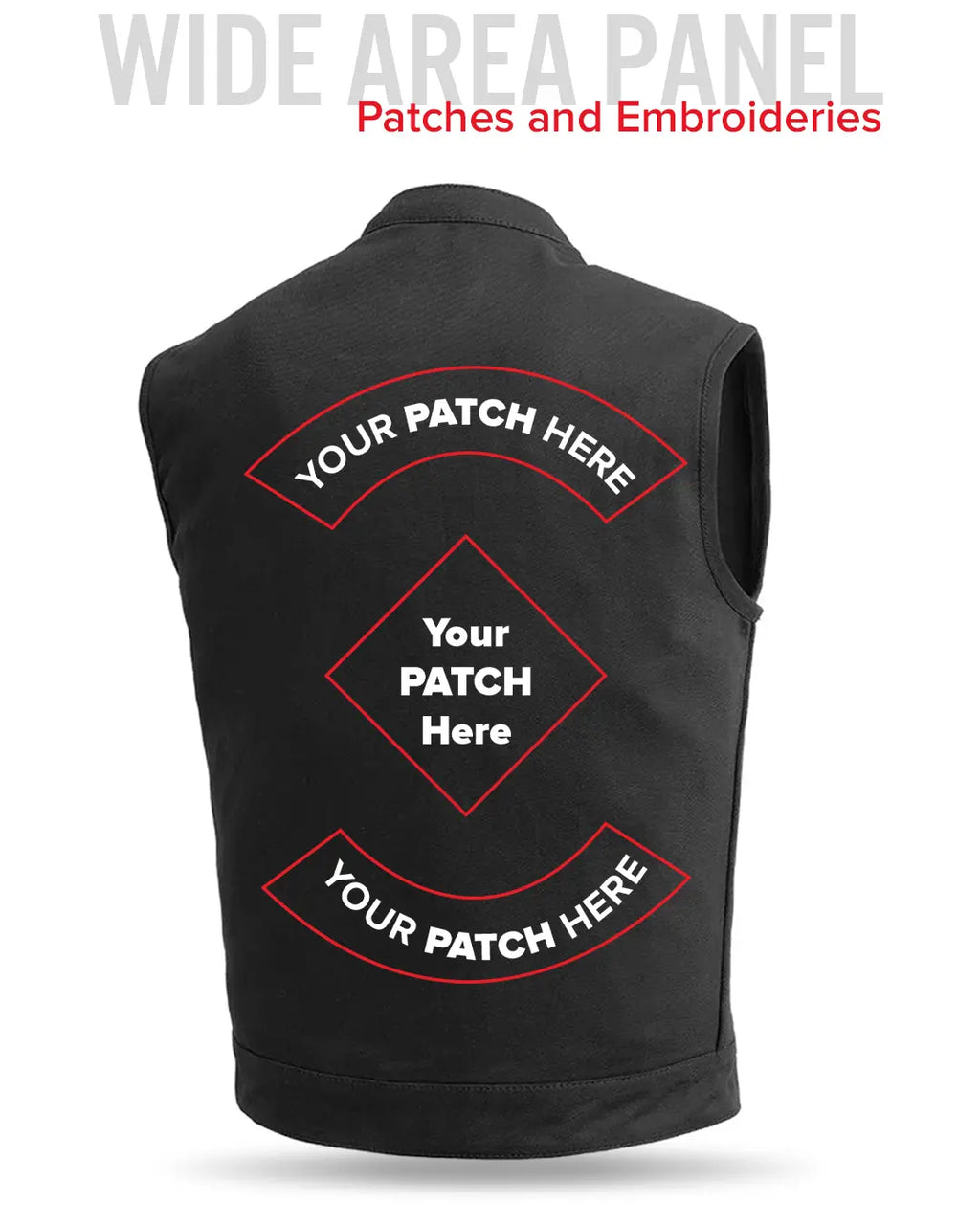 Havoc Men's Motorcycle Twill Vest