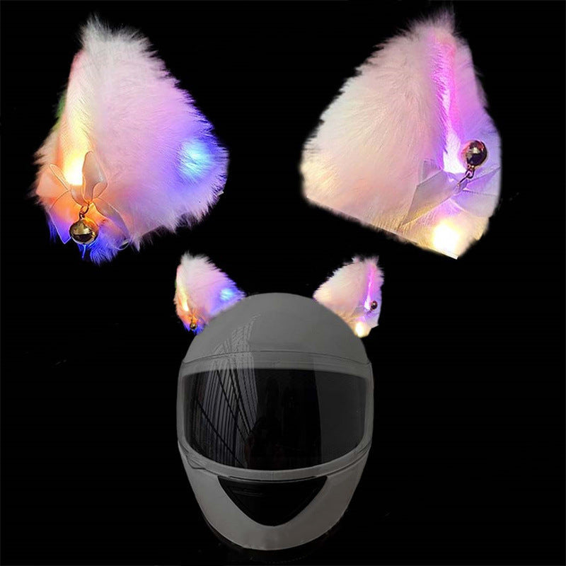 Glow Cat Ears Helmet Decor