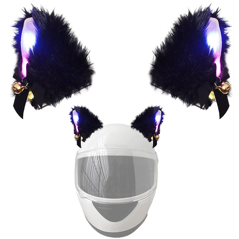 Glow Cat Ears Helmet Decor