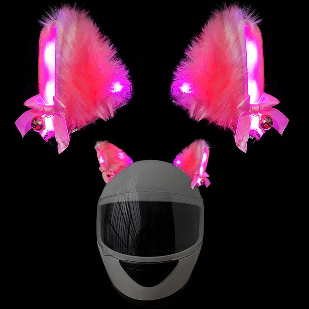 Glow Cat Ears Helmet Decor