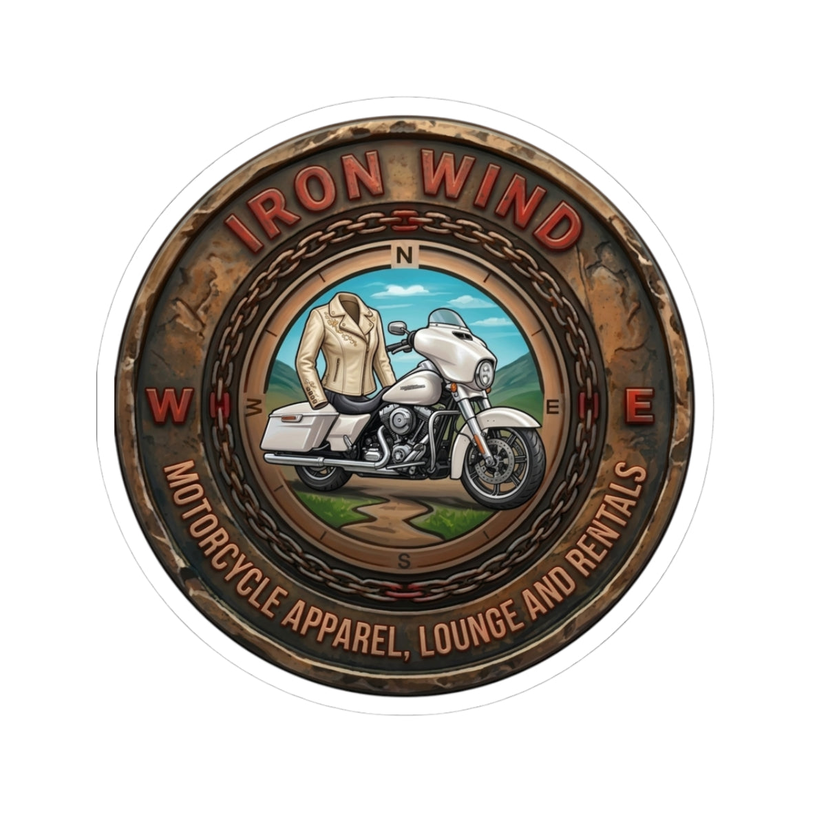 Iron Wind exvlusive charter member decal