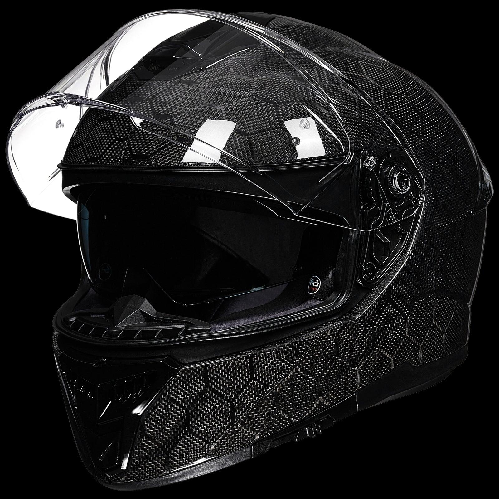 ILM Full Face Motorcycle Carbon Fiber Helmet Model 861C