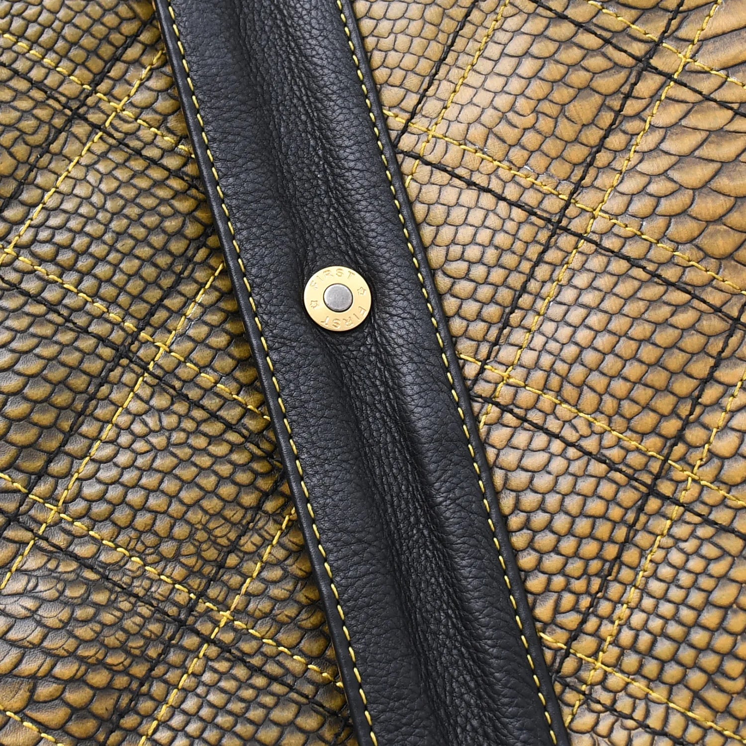 Kingsnake Men’s Motorcycle Leather Vest