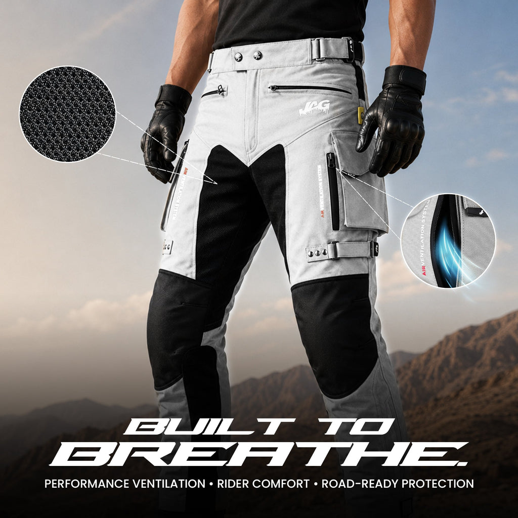 JAG Maverick Motorcycle Protective Pant - Black