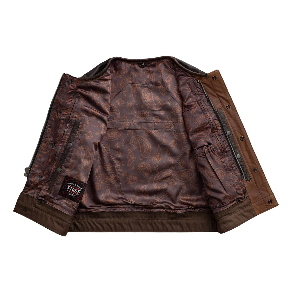 Lowside Rider Men's Motorcycle Leather Vest