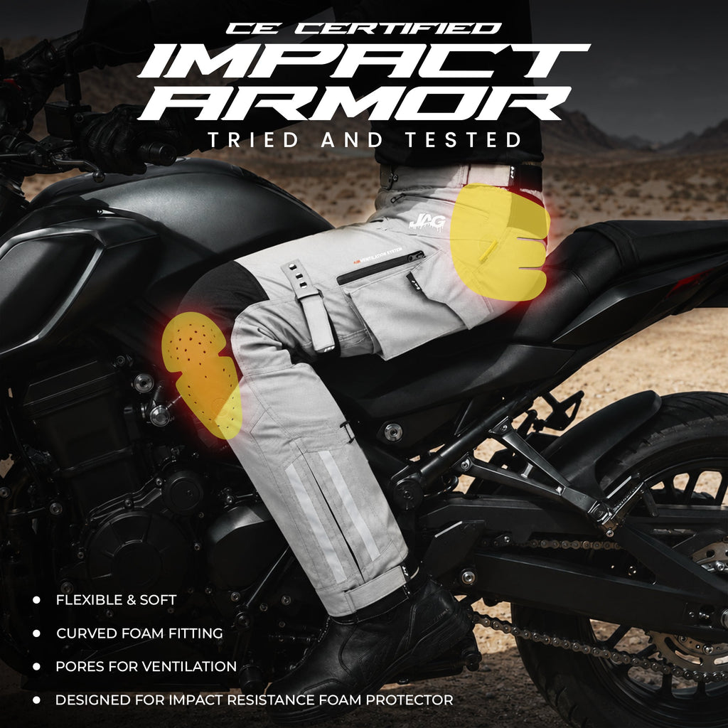JAG Maverick Motorcycle Protective Pant - Black