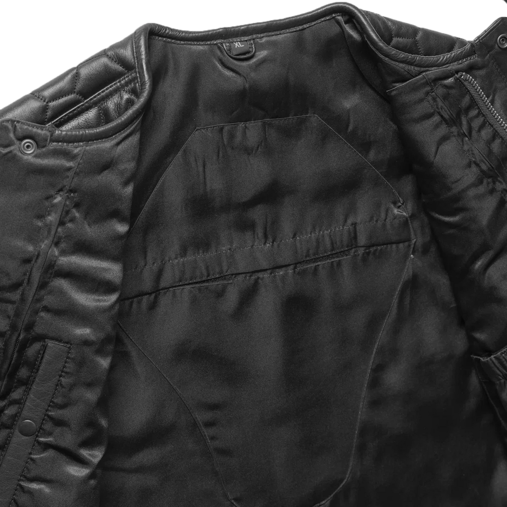 Hornet Men's Club Style Leather Vest