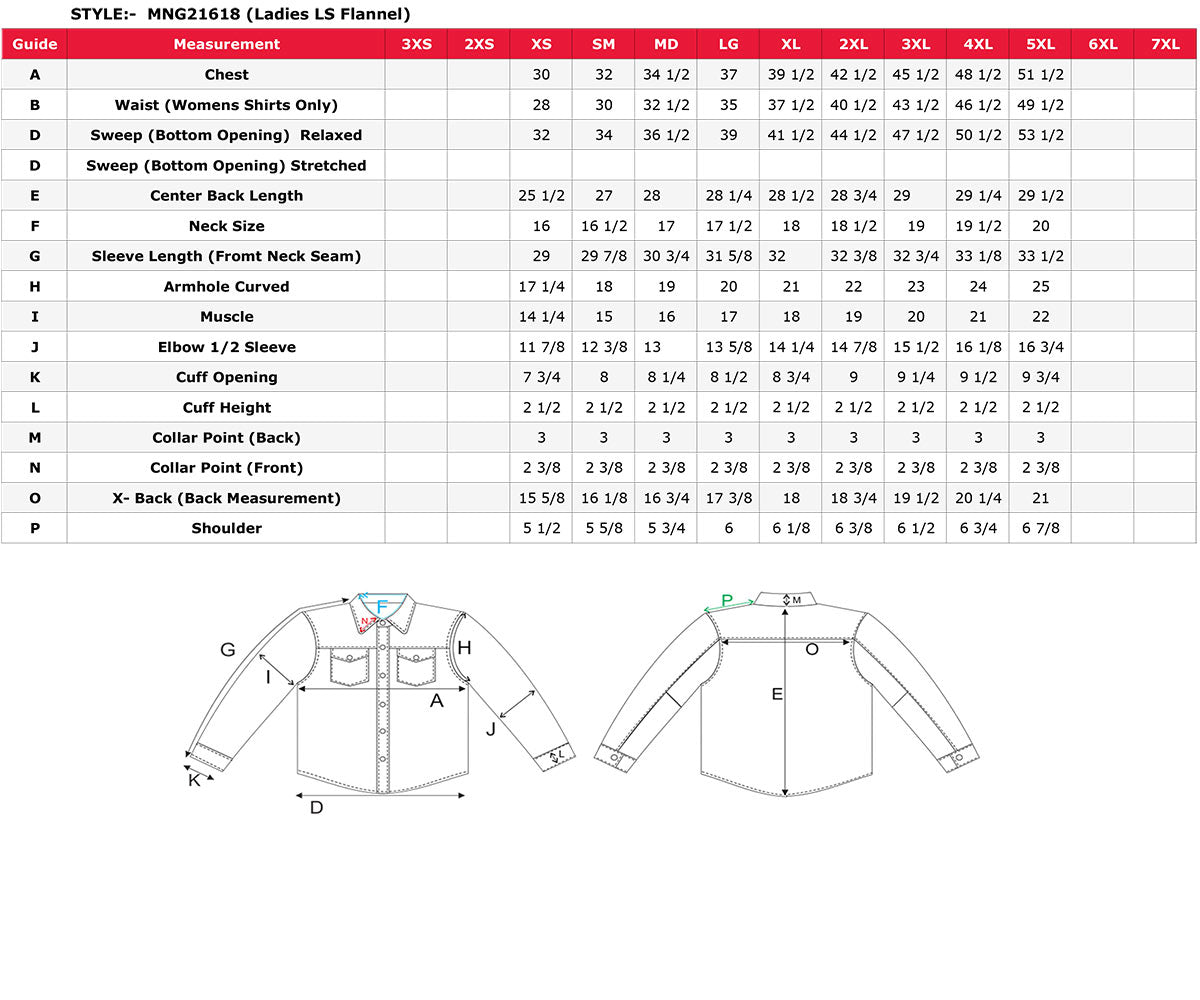 Milwaukee Leather Ladies 'Ridge' Brown/Aqua Long Sleeve Flannel - Cotton Button Up Shirt - MNG21618