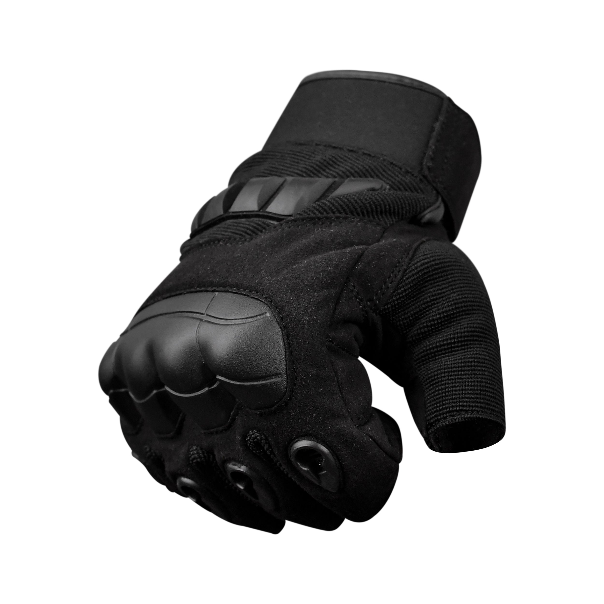 JAG Half Finger Tactical Gloves - (Black)
